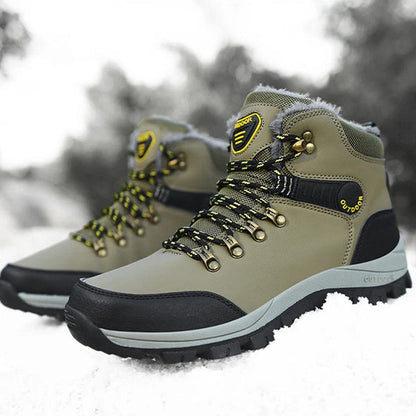 Men's High-Top Lace-Up Outdoor Boots