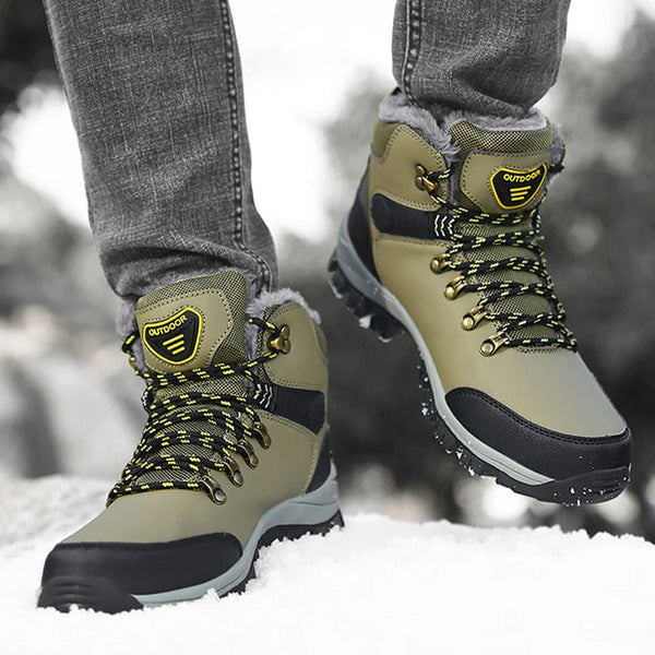 Men's High-Top Lace-Up Outdoor Boots