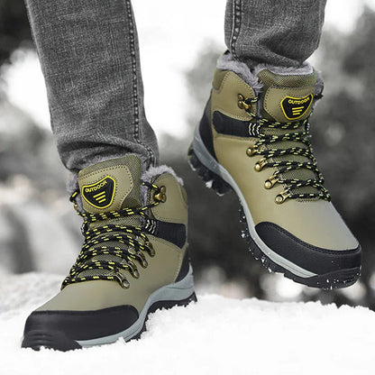 Men's High-Top Lace-Up Outdoor Boots