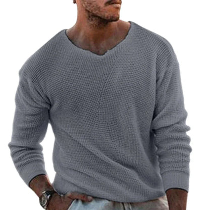 Men's V-Neck Knit Sweater