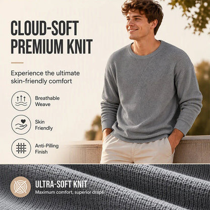 Men's V-Neck Knit Sweater