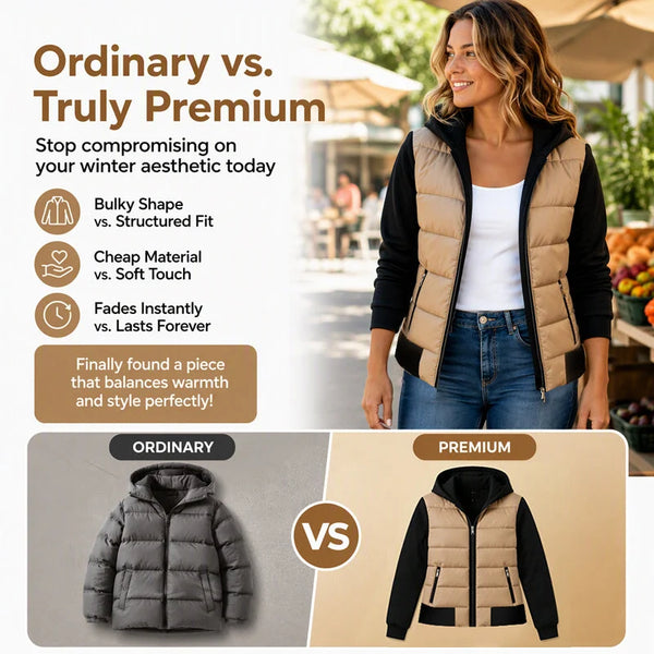 Women's Hooded Color-Block Jacket
