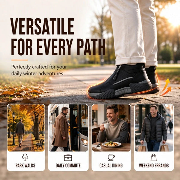 Men's Fleece-Lined Side-Zip Boots