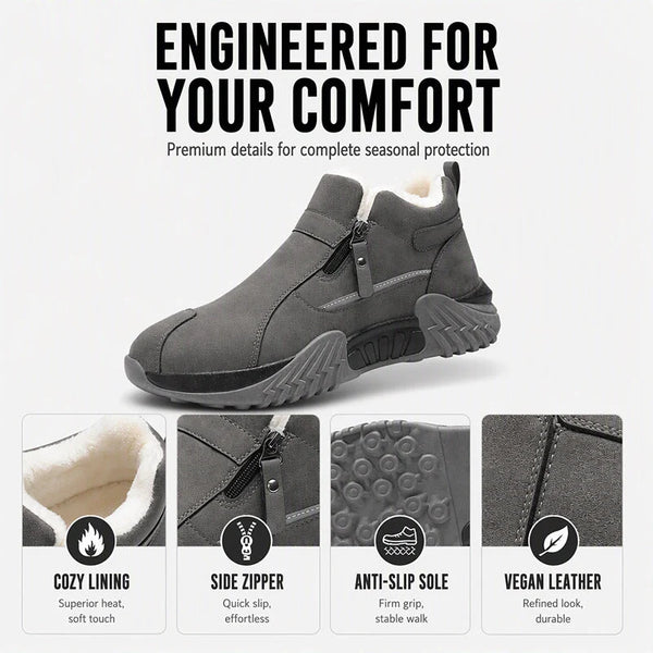 Men's Fleece-Lined Side-Zip Boots