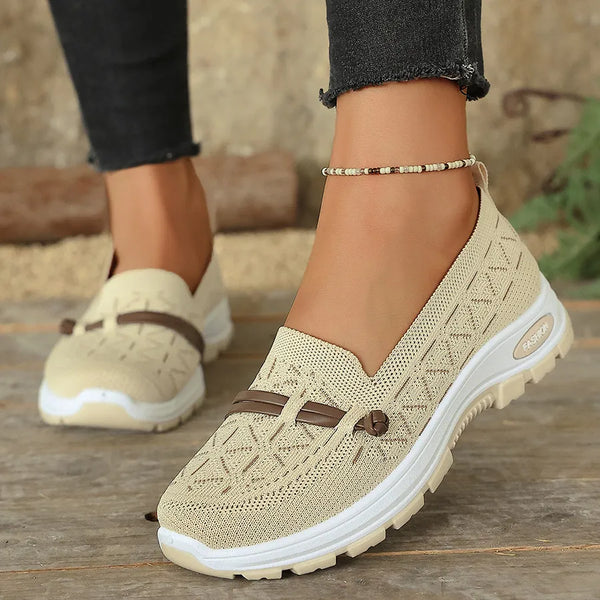 Women's Knit Slip-On Casual Loafers