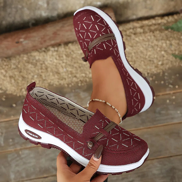 Women's Knit Slip-On Casual Loafers