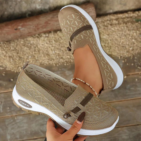 Women's Knit Slip-On Casual Loafers