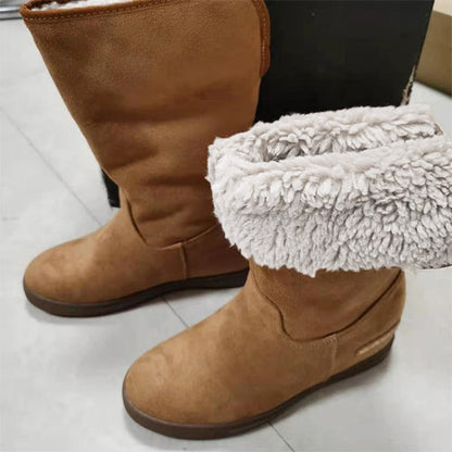 Women's Fold-Over Faux Fur Boots
