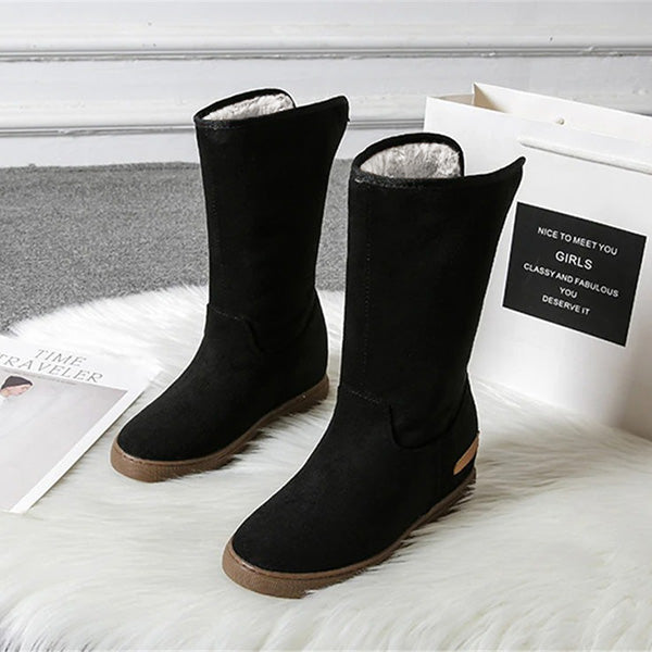 Women's Fold-Over Faux Fur Boots