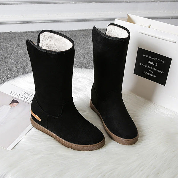 Women's Fold-Over Faux Fur Boots