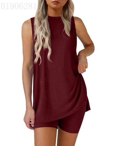 Women's Sleeveless Top and Shorts Set