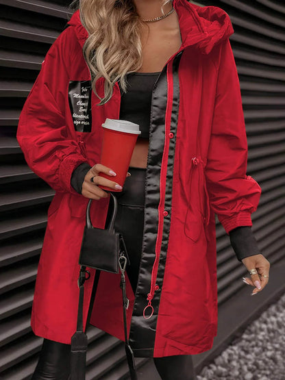 Women's Hooded Longline Parka Jacket