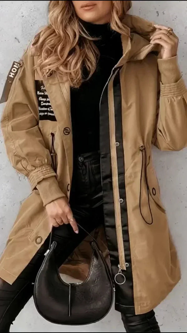 Women's Hooded Longline Parka Jacket