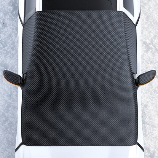 Car Windshield Cover with Side Mirror Panels