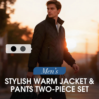 Men's Fleece-Lined Jacket and Pants Set