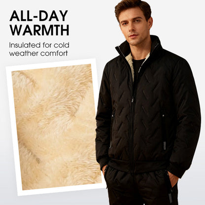 Men's Fleece-Lined Jacket and Pants Set
