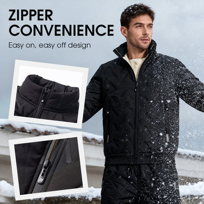 Men's Fleece-Lined Jacket and Pants Set