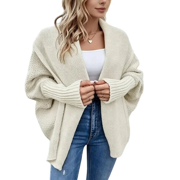 Women's Oversized Batwing Knit Cardigan