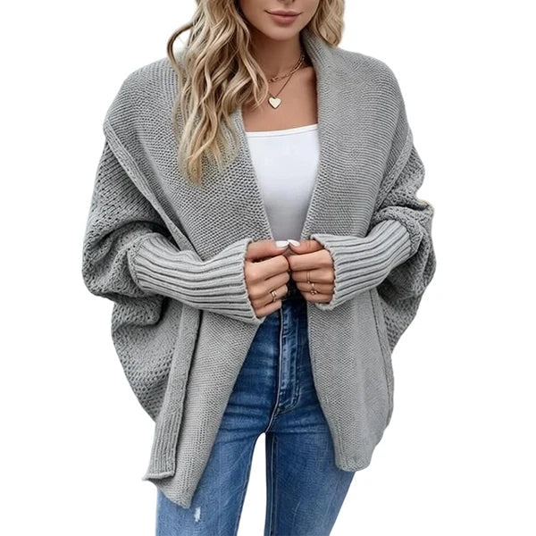 Women's Oversized Batwing Knit Cardigan