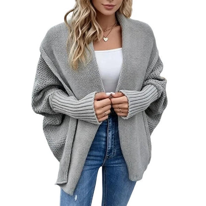 Women's Oversized Batwing Knit Cardigan