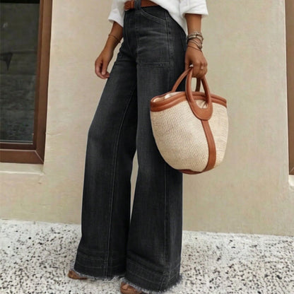 Women's High-Rise Wide-Leg Jeans