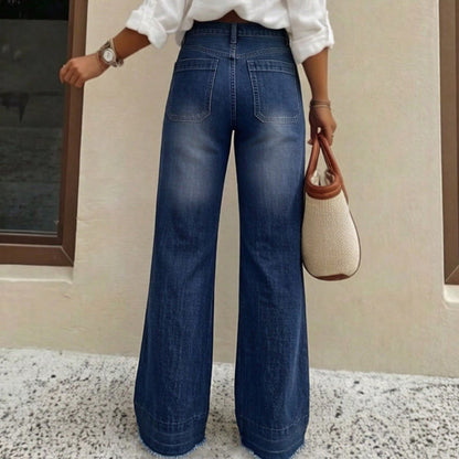 Women's High-Rise Wide-Leg Jeans