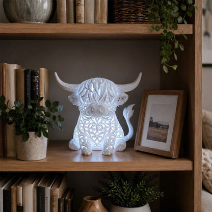 Highland Cow Decorative Table Lamp