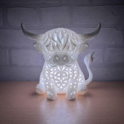 Highland Cow Decorative Table Lamp