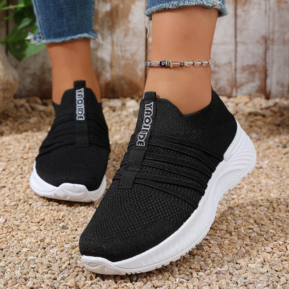 Women's Knit Slip-On Walking Sneakers