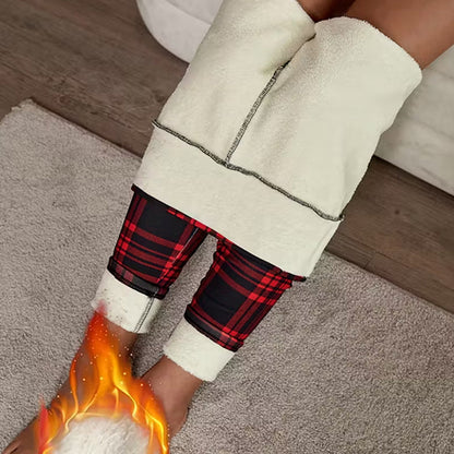 Women's Plaid Fleece-Lined Leggings