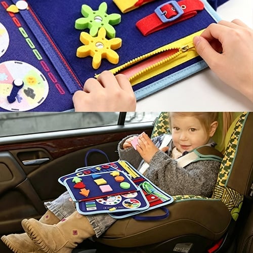 Toddler Montessori Busy Board Activity Book