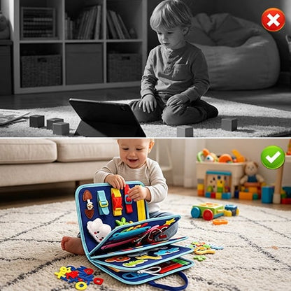 Toddler Montessori Busy Board Activity Book