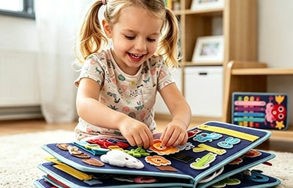 Toddler Montessori Busy Board Activity Book