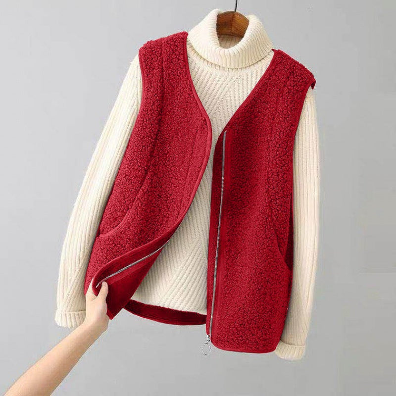 Women's Zip-Up Fleece Vest
