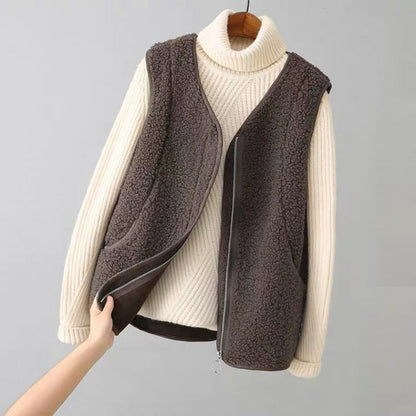 Women's Zip-Up Fleece Vest