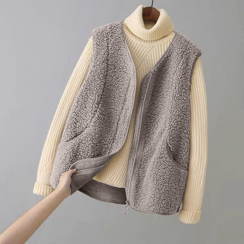 Women's Zip-Up Fleece Vest