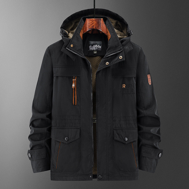 Men's Hooded Utility Jacket