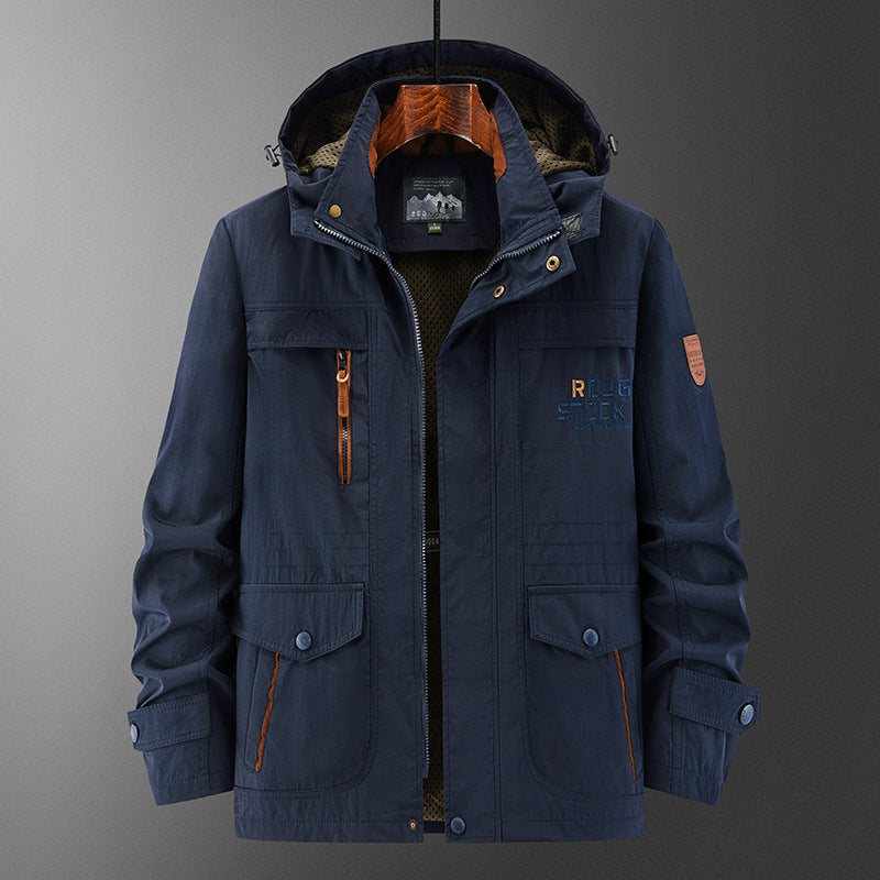 Men's Hooded Utility Jacket