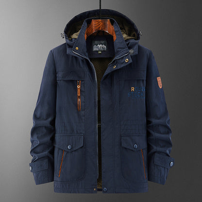 Men's Hooded Utility Jacket