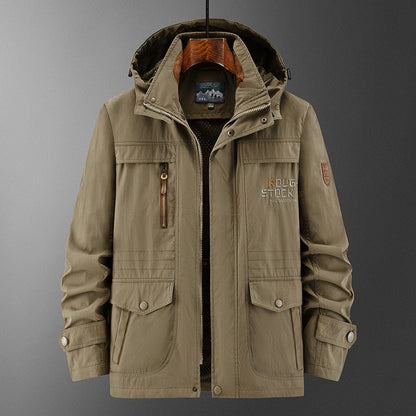 Men's Hooded Utility Jacket