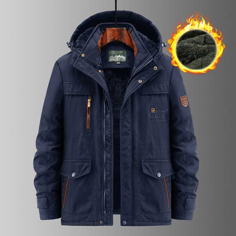 Men's Hooded Utility Jacket