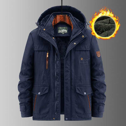 Men's Hooded Utility Jacket
