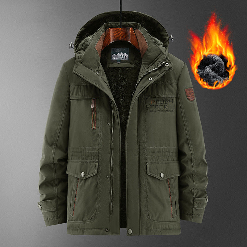Men's Hooded Utility Jacket