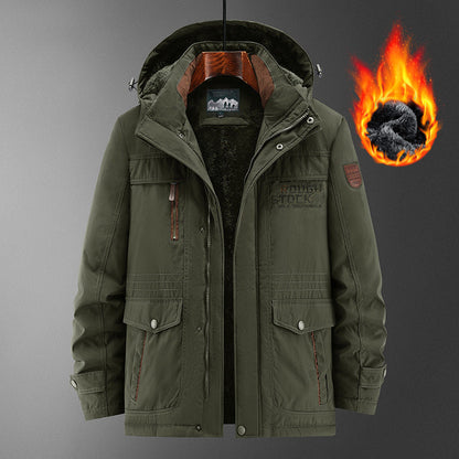 Men's Hooded Utility Jacket