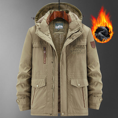 Men's Hooded Utility Jacket