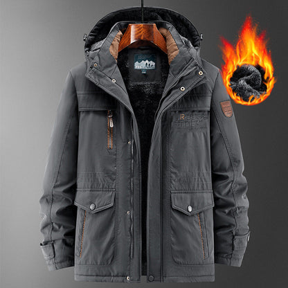 Men's Hooded Utility Jacket