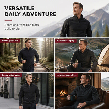 Men's Quarter-Zip Fleece Pullover