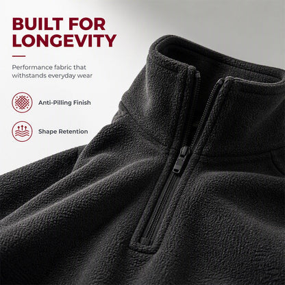 Men's Quarter-Zip Fleece Pullover