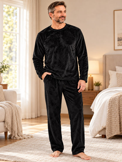 Men's Velvet Pajama Set