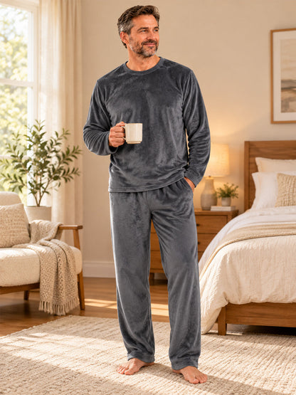 Men's Velvet Pajama Set